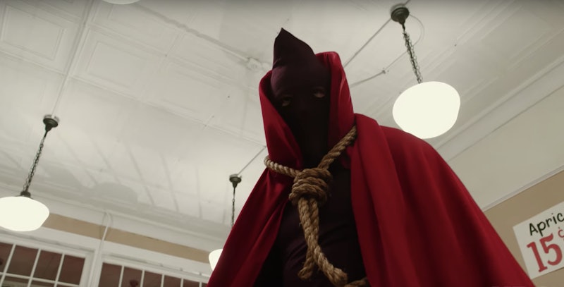 'Watchmen's Hooded Justice In A Scene From "American Hero Story"