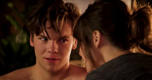 Joshua Hoffman and Linsey Godfrey star in Lifetime's Designed to Kill