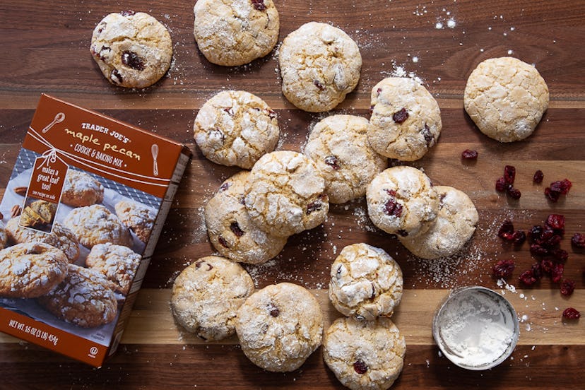 TJ's maple pecan cookie baking mix is the perfect sweet treat when you're short on time. Image credi...