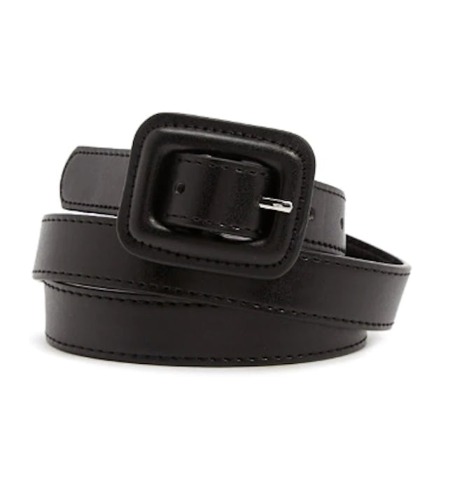 Square-Buckle Skinny Hip Belt