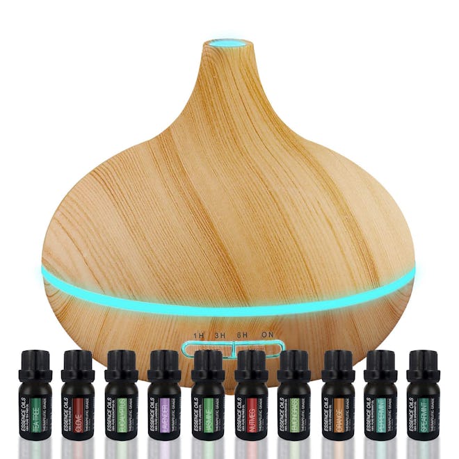 Ultimate Aromatherapy Diffuser & Essential Oil Set of 10