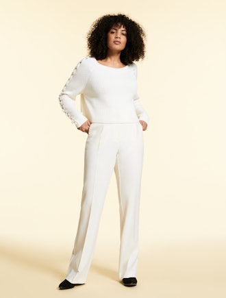 Wool Crêpe Trousers