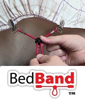 Bed Band Bed Sheet Holder, Gripper, Suspender and Strap (4-Pack)