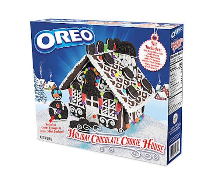 Oreo holiday cookie house kit