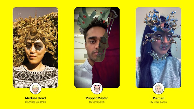Snapchat Halloween 2019 Lenses were created by Snapchat community Lens creators.