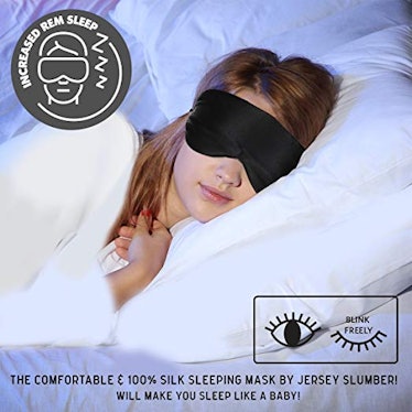 Jersey Slumber 100% Silk Sleep Mask