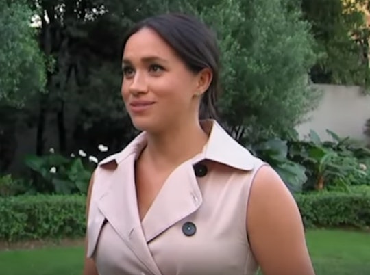 Meghan Markle discussing her family in an ITV interview in South Africa