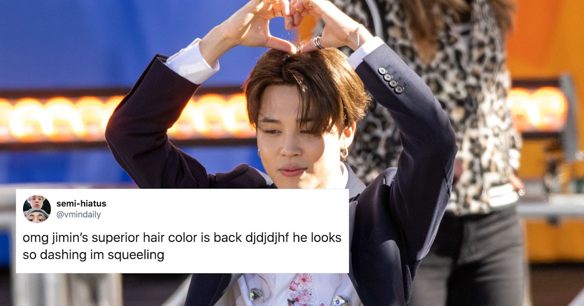 BTS' Jimin Debuted Silver Hair & ARMYs Are Loving The Look