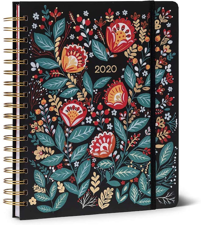High Note 2020 Dinara's Wildflowers Deluxe 18-Month Hardcover Weekly Planner