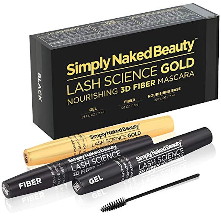 Simply Naked Beauty 3D Fiber Lash Mascara with Growth Enhancing Serum