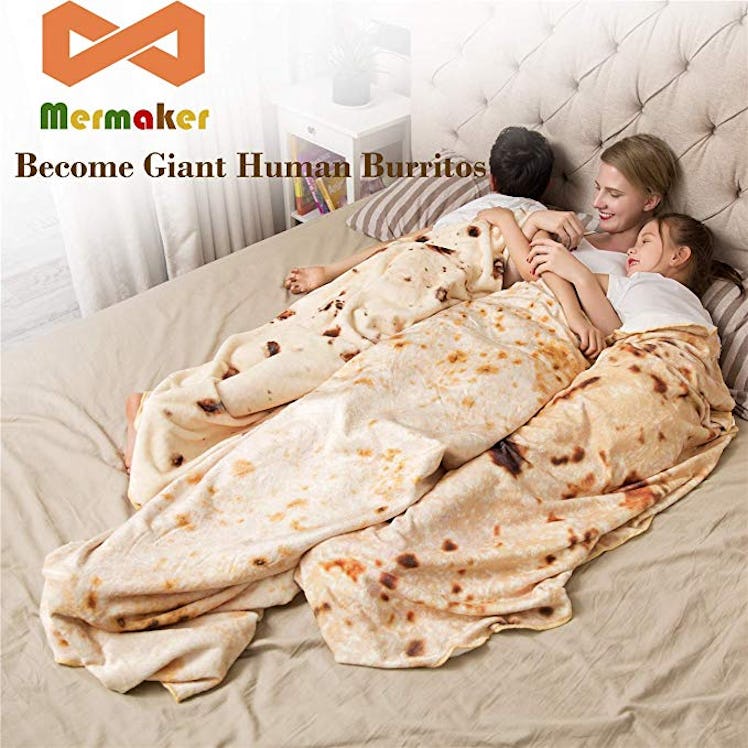 mermaker Burritos Blanket