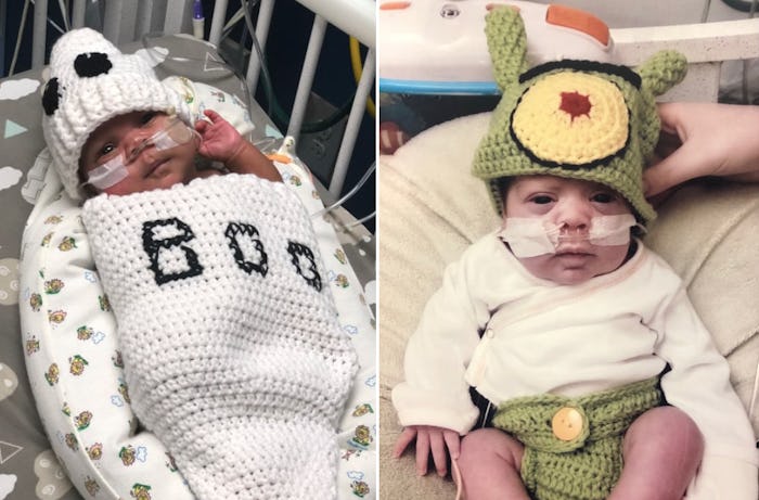 NICU babies at Children's Healthcare of Atlanta celebrate their first Halloween with special costume...