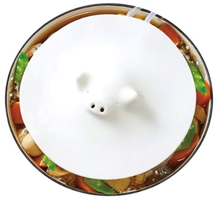 Marna White Piggy Steamer