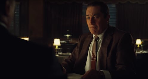 Robert De Niro as Frank Sheeran in The Irishman