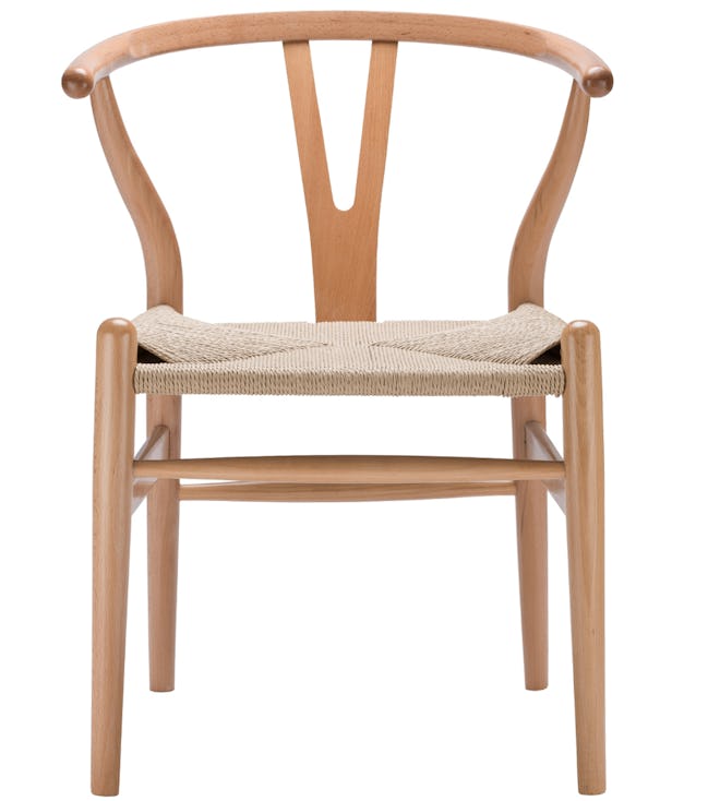Poly and Bark Weave Chair in Natural