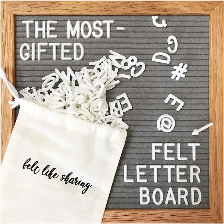 Gray Felt Letter Board
