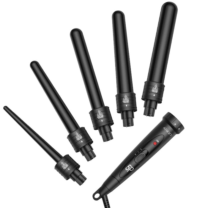 Homitt 5 in 1 Curling Wand Set