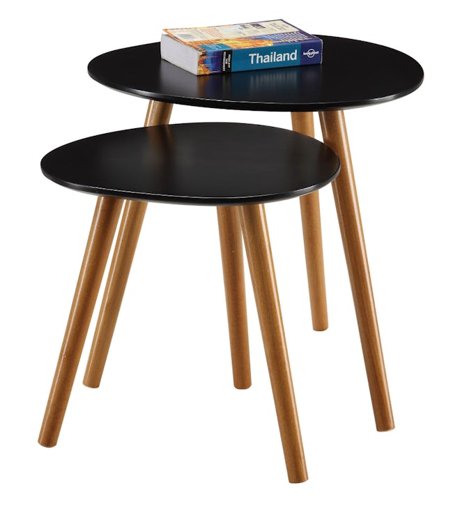 Convenience Concepts No Tools Oslo Nesting End Tables, Multiple Colors