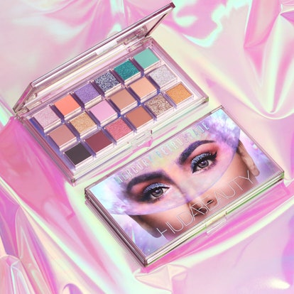 Huda Beauty's new Mercury Retrograde palette packaging and inside