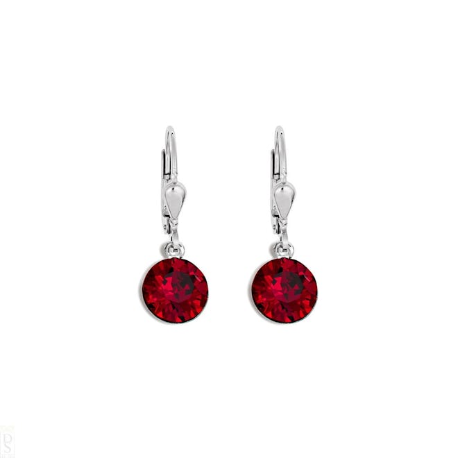 Coeur De Lion Red Crystal Earrings