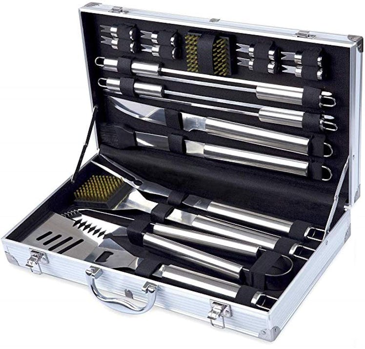 Grill Utensil Set with Storage Case (19-Piece Set)