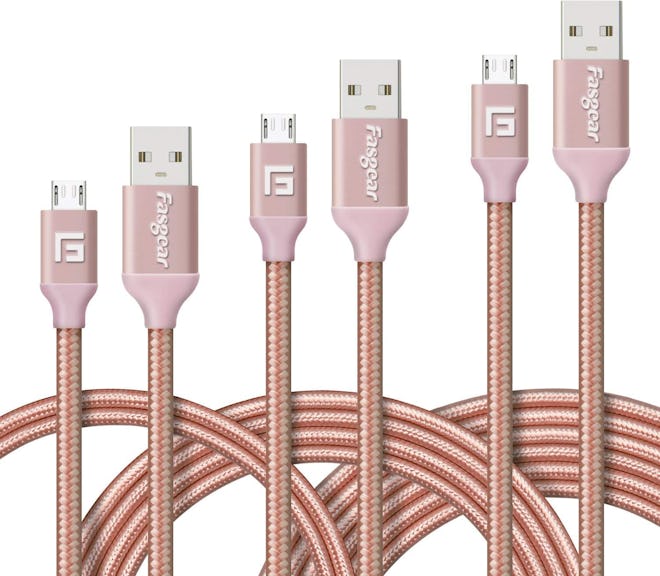 Fasgear Micro USB Cable (Set of 3)