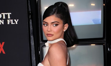 Kylie Jenner helped her sister Kim Kardashian promote her SKIMS shapewear line