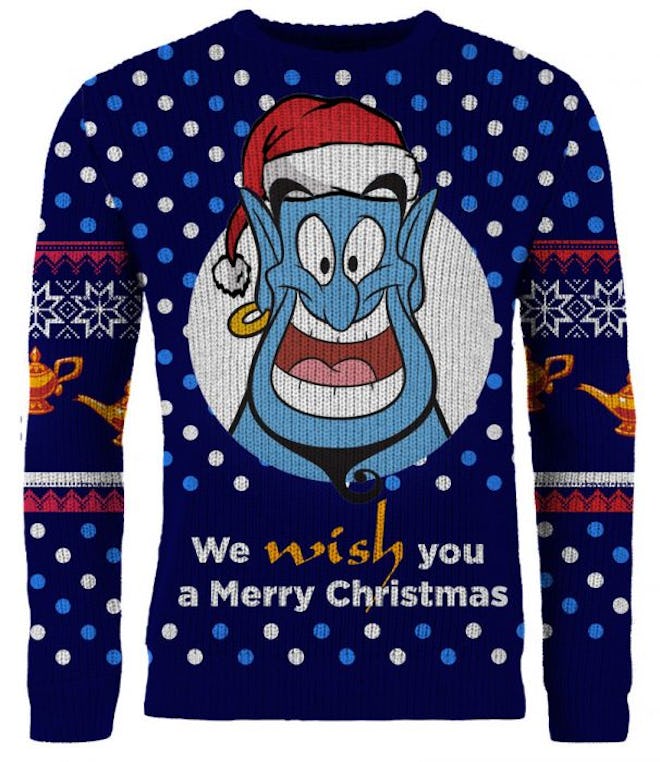 Aladdin: We WISH You A Merry Christmas Knitted Christmas Jumper