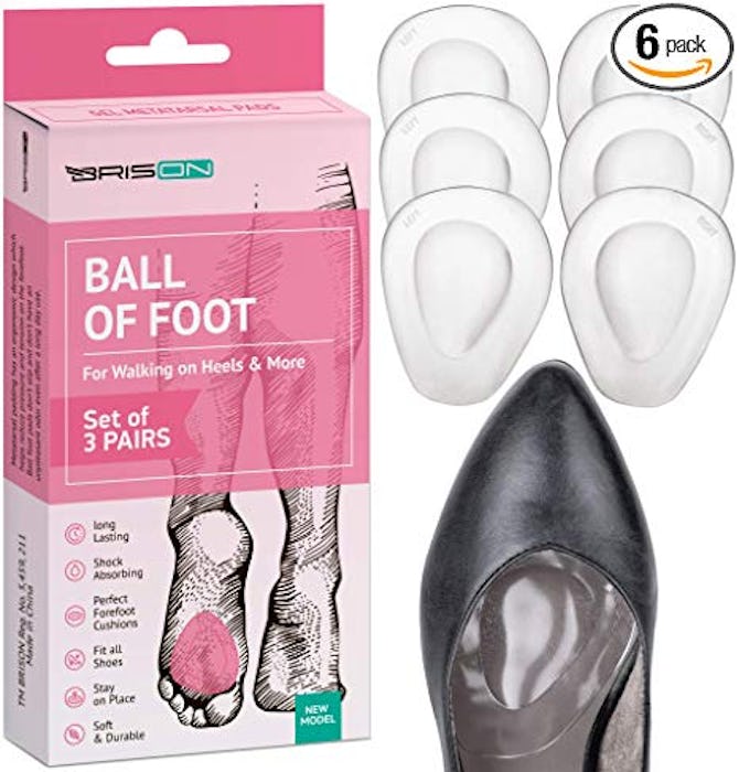 Ball of Foot Gel Cushions (6-Pack)