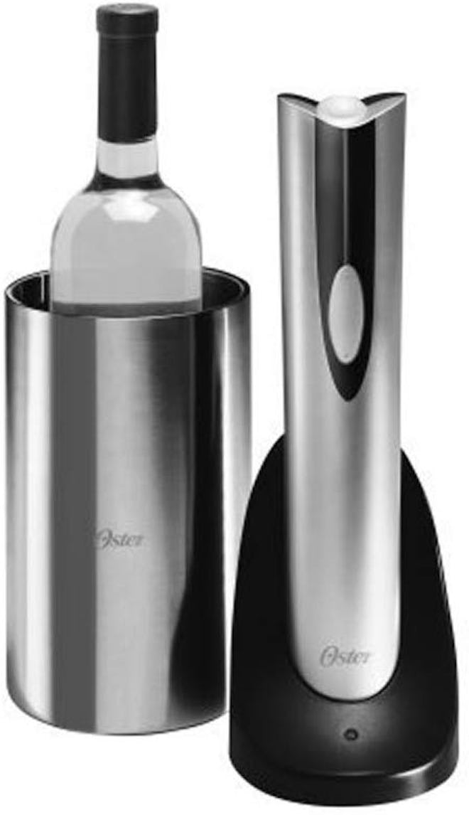 Oster Rechargeable and Cordless Wine Opener with Chiller