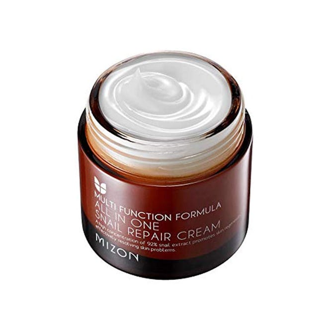 Mizon All In One Snail Repair Cream, Day and Night Face Moisturizer with Snail Mucin Extract