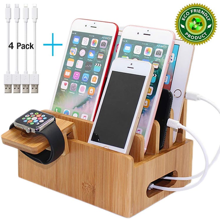 Pezin & Hulin Bamboo Charging Stations for Multiple Devices