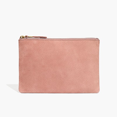 Leather Pouch Clutch