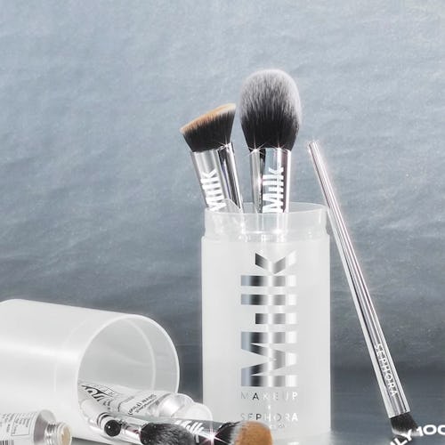 Milk Makeup x Sephora Collection Studio Brush Set is very limited-edition and includes essential mak...