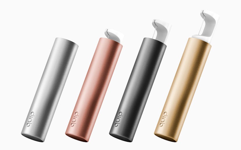All four colorways of quip's new Refillable Floss 
