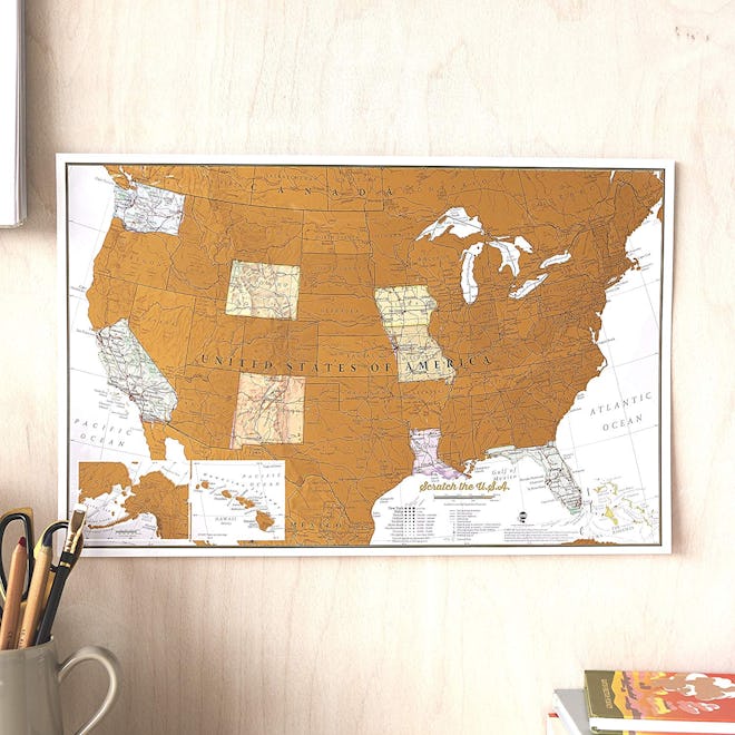 Maps International Scratch Off US Map