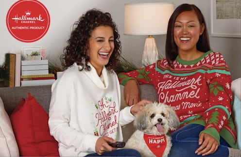 The Hallmark Channel's holiday merch line includes accessories for humans and dogs.