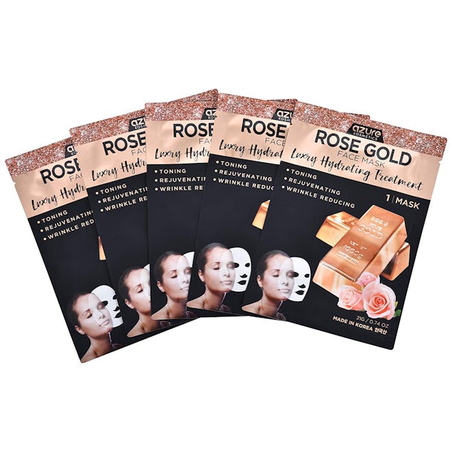 Azure Cosmetics Rose Gold Hydrating Face Mask