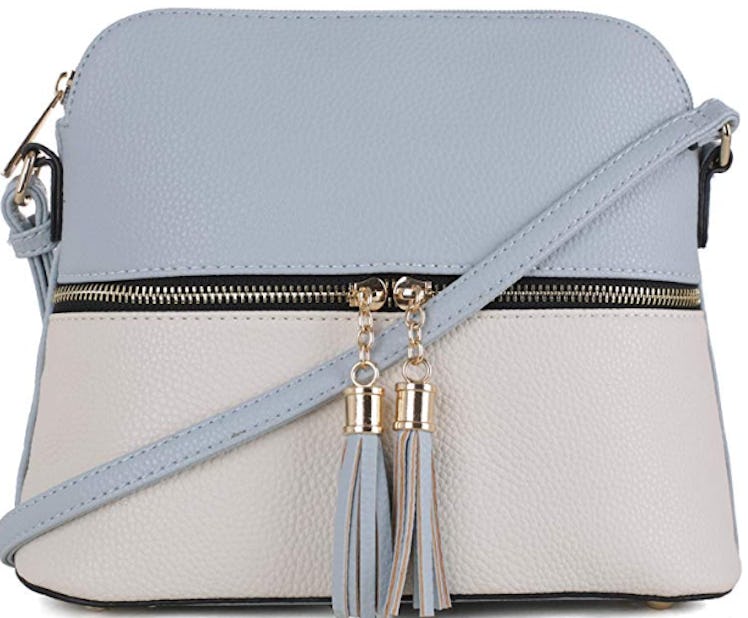 SG SUGU Double Zipper Crossbody Bag