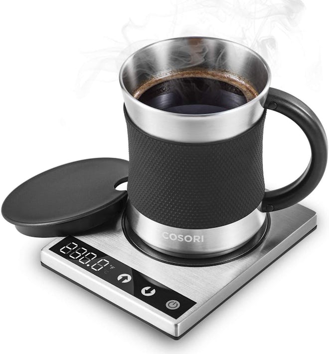 Cosori Coffee Mug Warmer & Mug Set