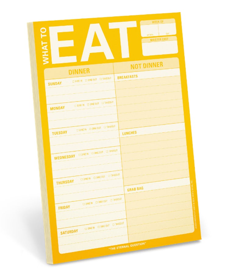 Meal Planning Pad