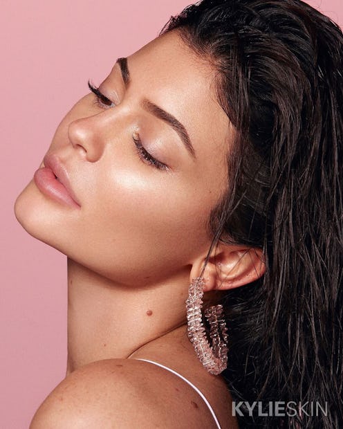 Kylie Jenner's daughter Stormi used the new Kylie Skin mask in Jenner's latest Instagram video.
