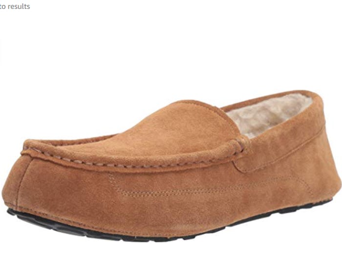 Amazon Essentials Leather Moccasin Slipper