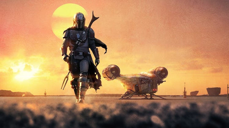 Poster art for The Mandalorian