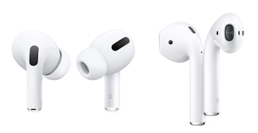 Apple's AirPods Pro versus AirPods 2 highlight a new in-ear design.