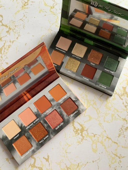 Urban Decay's new On The Run Mini Eyeshadow Palettes, Highway Queen and G Train