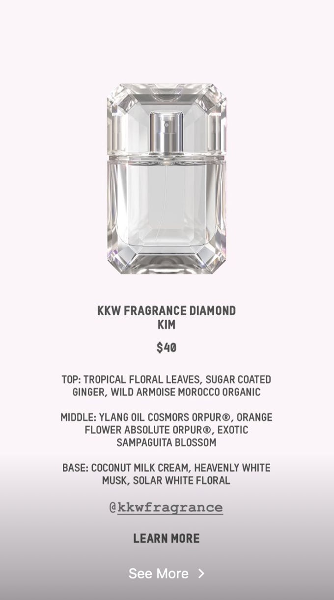 kourtney kardashian diamond perfume