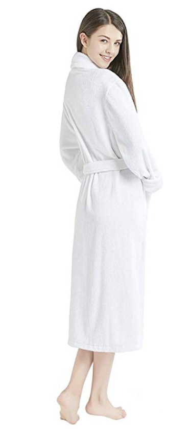 Ink+Ivy Terry Cloth Robes for Women, 100% Cotton Bath Robe Women's Towel Robe