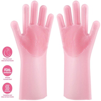  NIROLLE Silicone Scrubbing Gloves