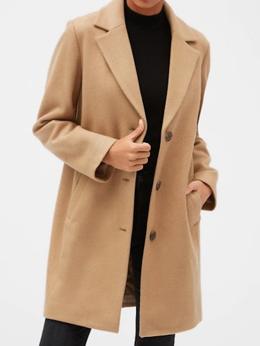 Wool-Blend Coat